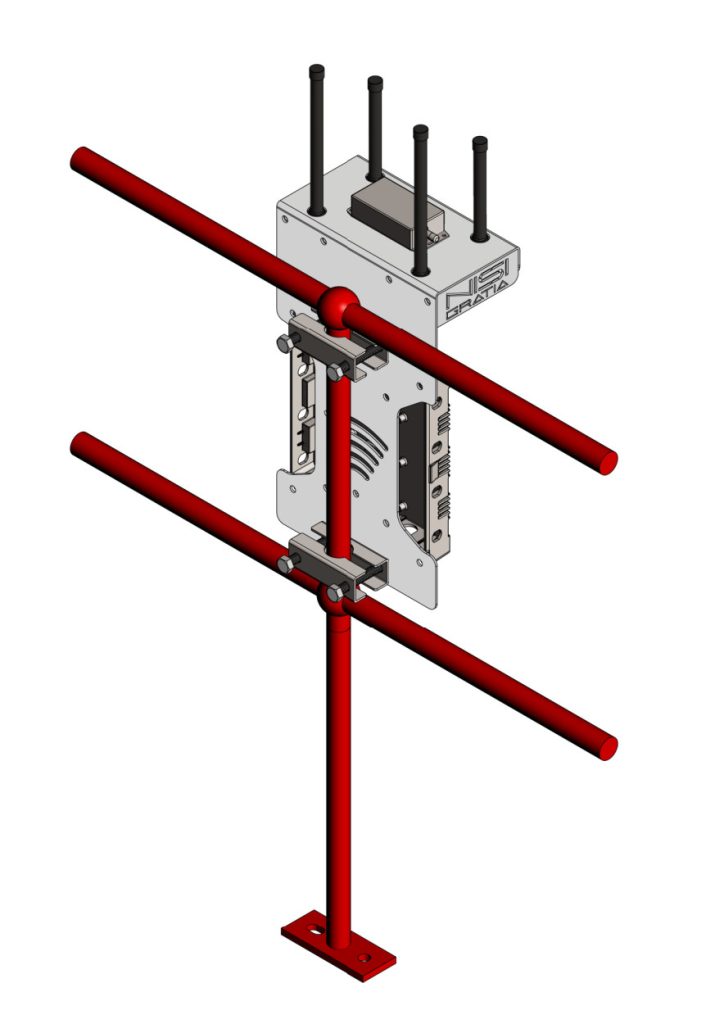 Mount bracket — final isometric view — drawing preview